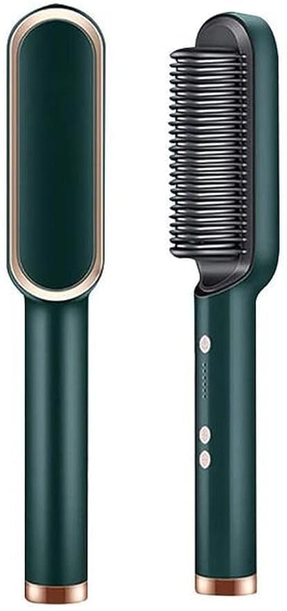 Hair Straightener, Comb For Women & Men, Hair Styler, Straightener Machine Brush/Ptc Heating Electric With 5 Temperature (Comb Hair Straightener)