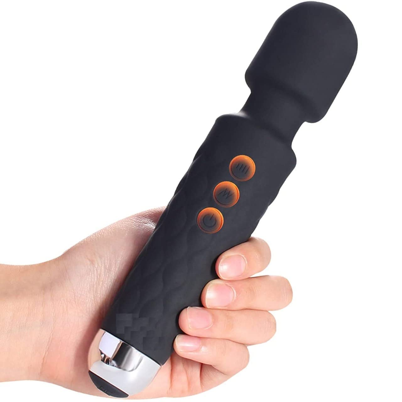 Cordless Body Massager - Battery Powered Rechargeable Personal Body Massager For Pain Relief Handheld Cordless Massager Machine Flexible Neck, Quite & Powerful Massager for Women & Men