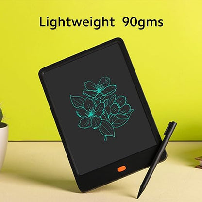 MG Marts LCD Writing Pad with Stylus, 21.5cm(8.5inch), Smart Lock to Save Content, ABS Material, Anti-Blue Light Screen, Eco Friendly, Handwriting Gifts for Kids & Adults, Drawing Tablet, Playing Black