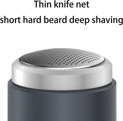 Travel Men's Shaver Mini Electric Portable Razor for Men USB Beard Shaver Pocket Size Shavers Compact Razor Wet Dry Use